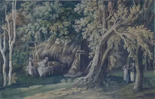 The Hermit's House, by Bernard Lens III