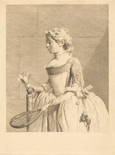 Jeune fille au volant (Jeune fille a la raguette), by Bernard Lépicié