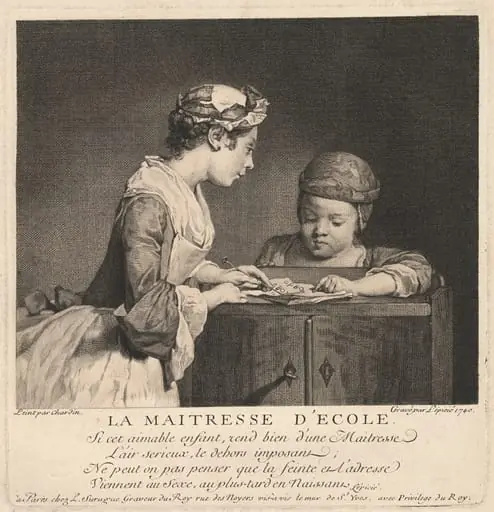 La Maitresse d'ecole, by Bernard Lépicié