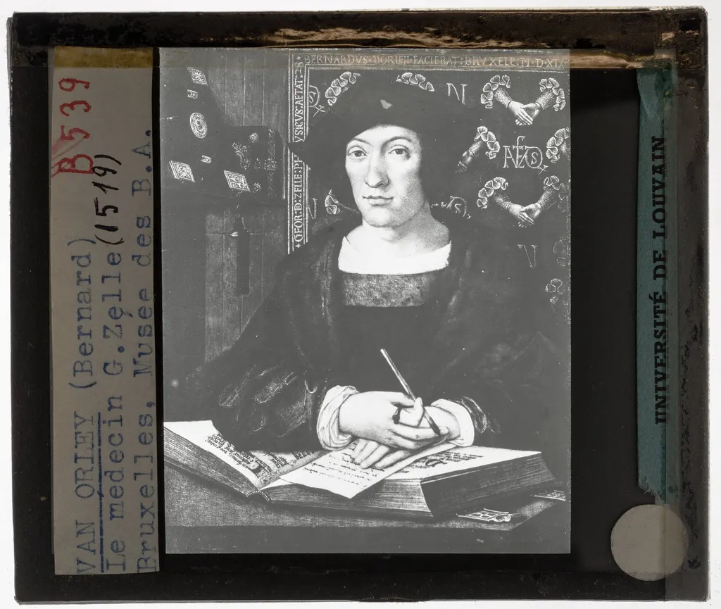 Bernard van Orley. Portrait of doctor Joris Van Zelle, by Bernard Van Orley, unspecified, 1519