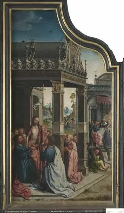 De ongelovige Thomas, by Bernard Van Orley, oil, 1513
