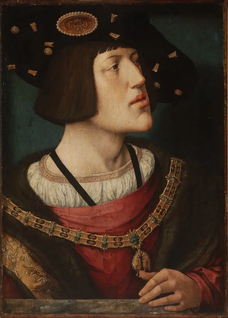 Portrait of Charles V, Holy Roman Emperor, by Bernard Van Orley