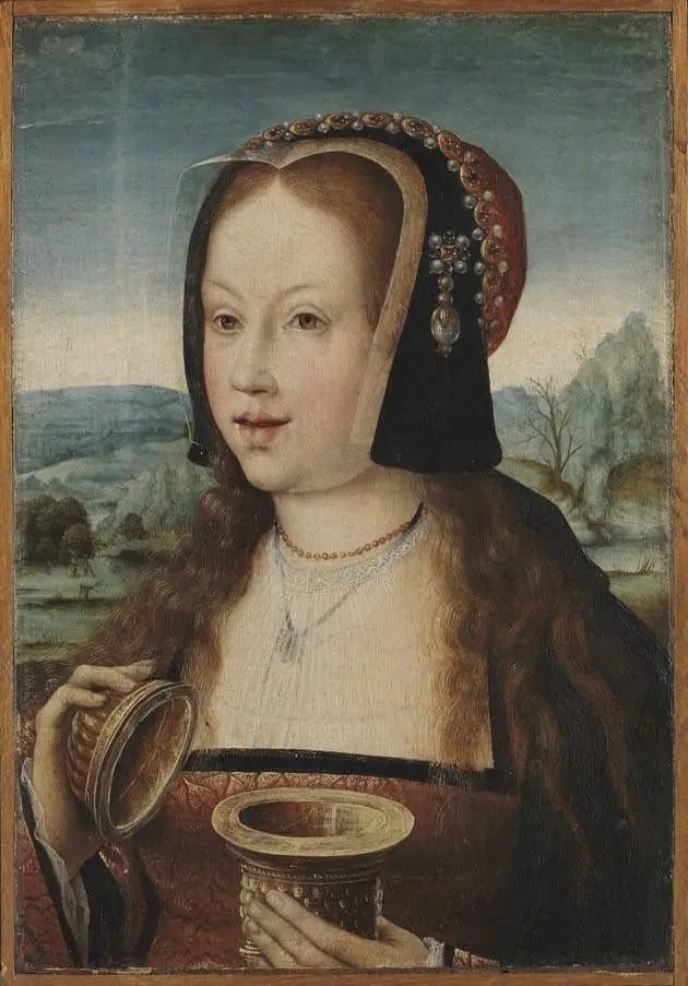 Portrait of Margaret of Austria (1480-1530) as Mary Magdalene