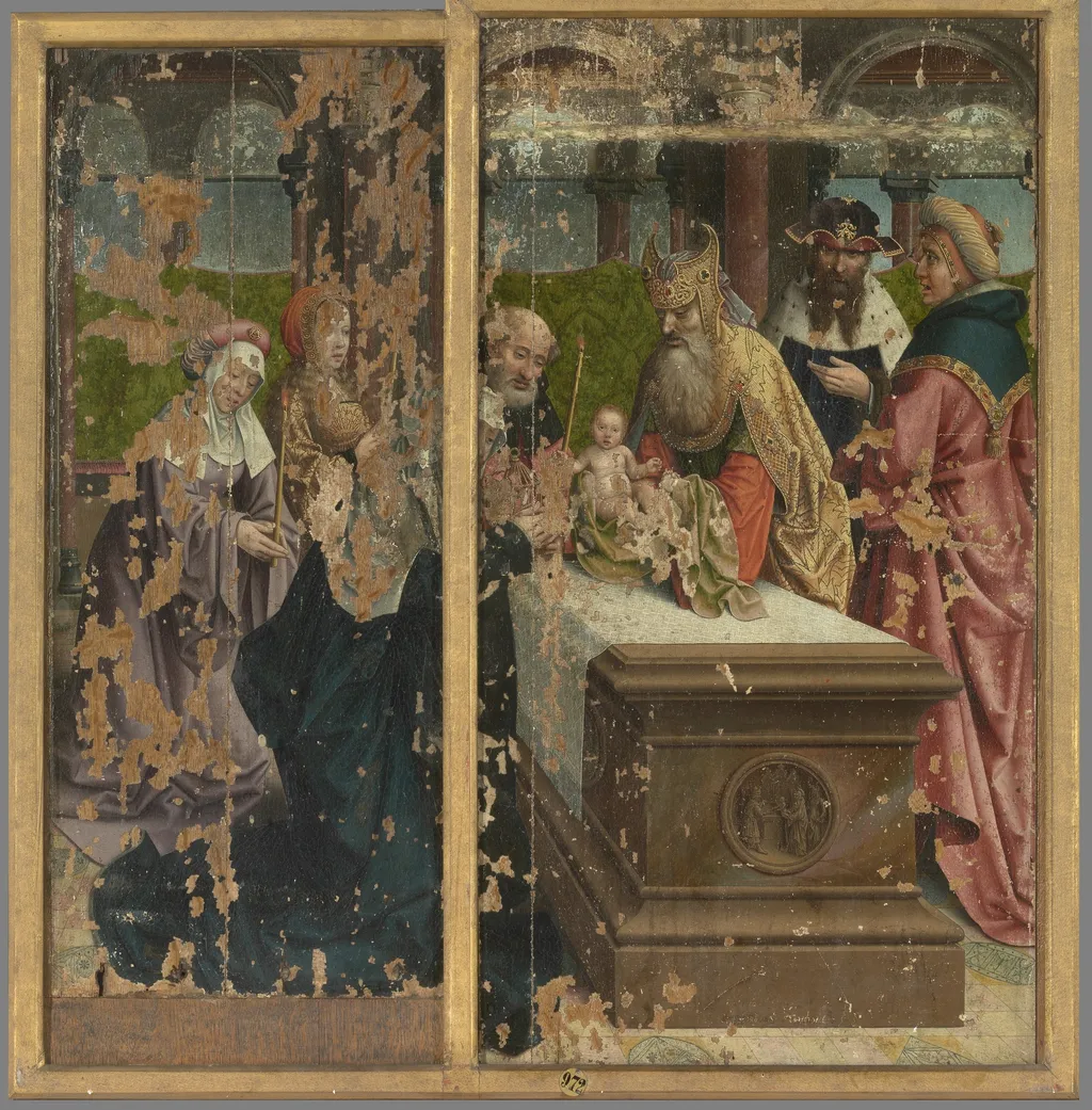 Presentation in the Temple, by Bernard Van Orley, oil, 1524