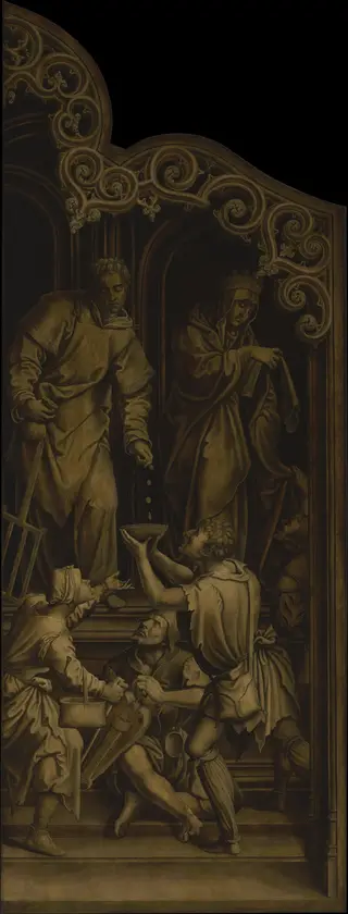 Saint Laurens and Saint Elizabeth, by Bernard Van Orley, 1521