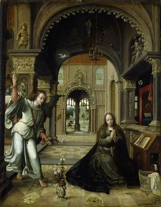 The Annunciation, by Bernard Van Orley