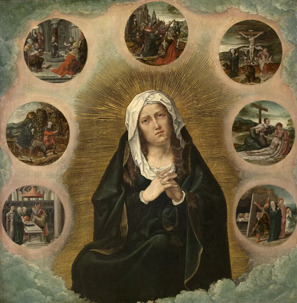 The Seven Sorrows of Mary, by Bernard Van Orley