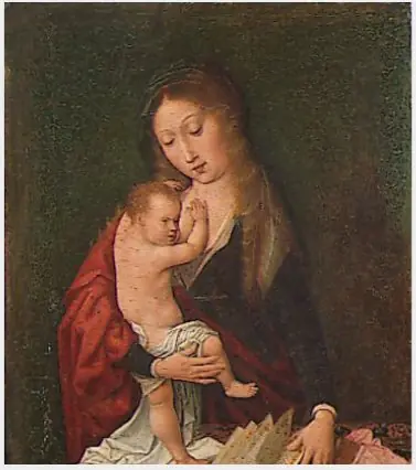 The Virgin and Child with a Book, by Bernard Van Orley