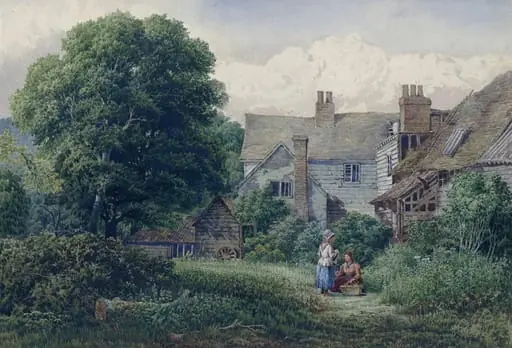 Old House at Hendon, by Bernard Walter Evans