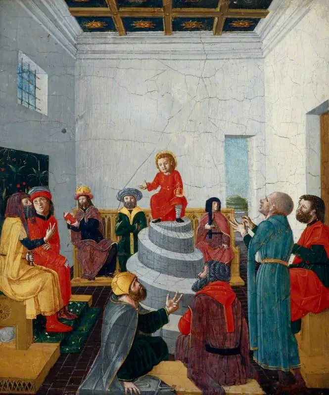 Christ Disputing with the Doctors, by Bernardino Butinone