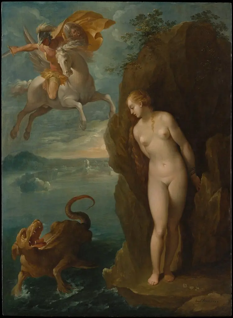 Perseus and Andromeda, by Bernardino Cesari