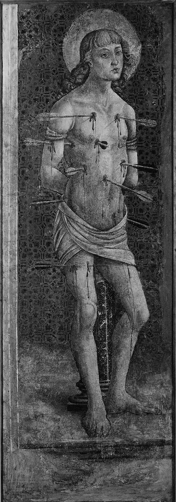 Saint Sebastian, by Bernardino di Lorenzo di Cecco, unspecified, 1492
