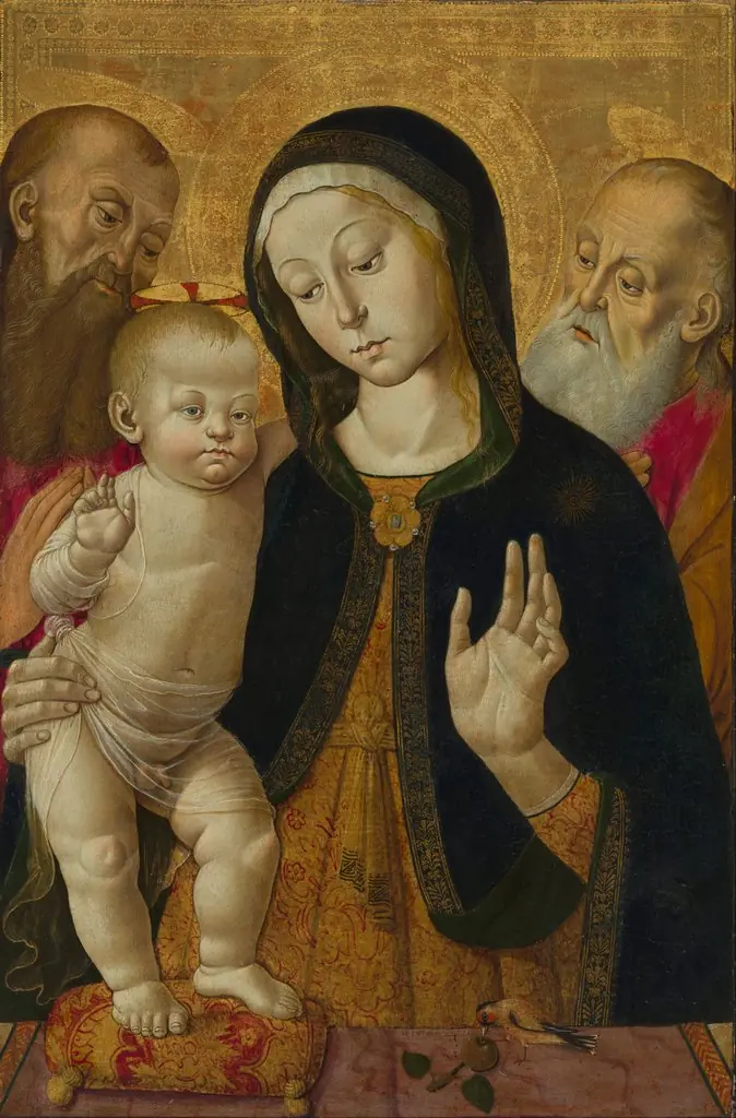 Madonna and Child with Two Hermit Saints, by Bernardino Fungai