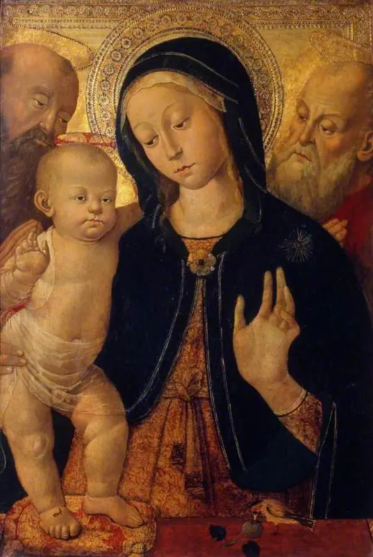 The Virgin and Child with Two Saints, by Bernardino Fungai