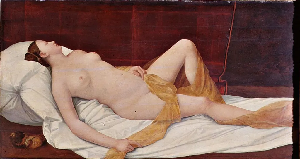 Venere (?), by Bernardino Licinio, oil, 1537