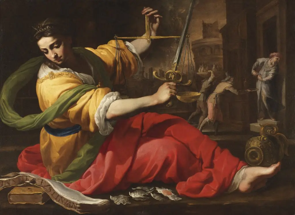 Allegory of Justice, by Bernardino Mei