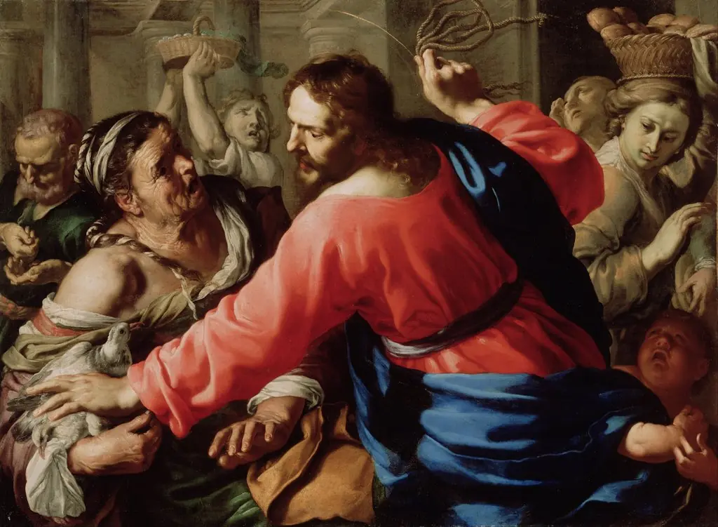 Christ Cleansing the Temple, by Bernardino Mei
