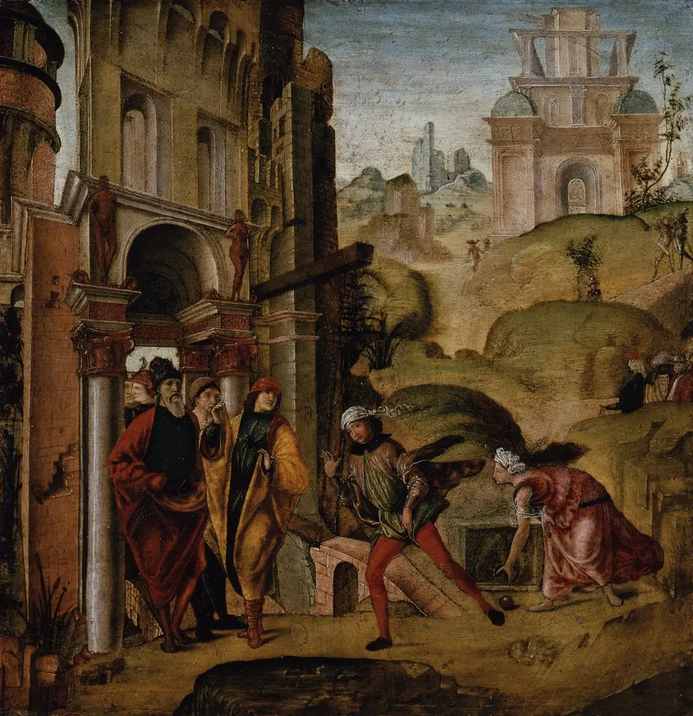 Atalanta Looses in a Race to Hippomenes, by Bernardino Orsi