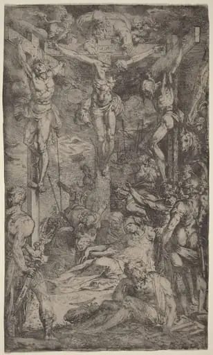 The Crucifixion, by Bernardino Poccetti
