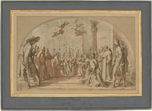The Death of the Blessed Buonagiunta Manetti, by Bernardino Poccetti