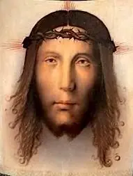 Cloth of St. Veronica, by Bernardino Zaganelli