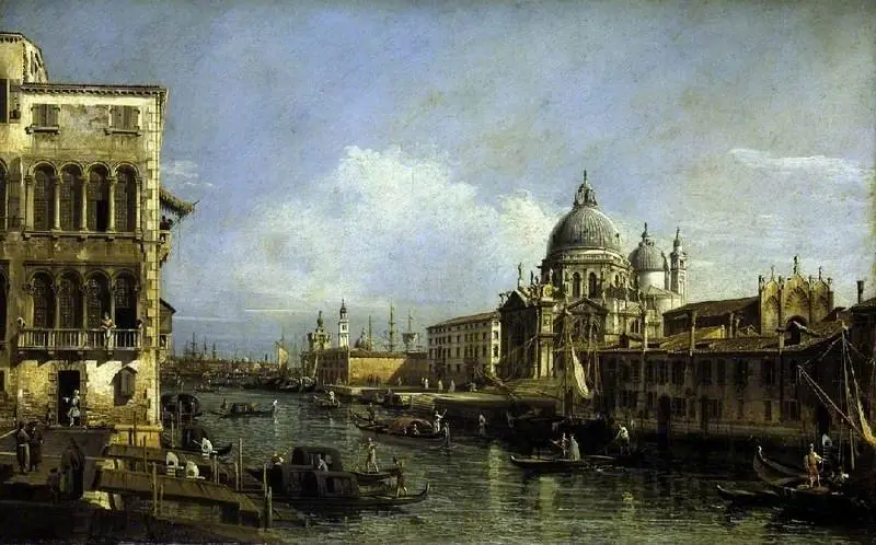 A View at the Entrance of the Grand Canal, Venice, by Bernardo Bellotto