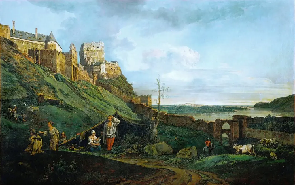 Die Ruine Theben an der March, by Bernardo Bellotto