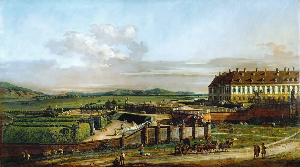 Schlosshof Castle as, by Bernardo Bellotto