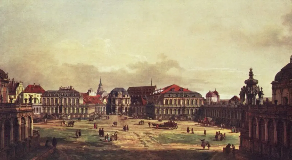 The Zwinger in Dresden, by Bernardo Bellotto