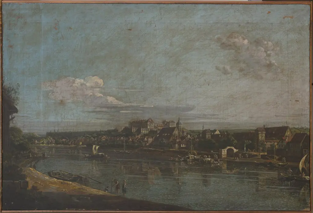 View of Pirna, by Bernardo Bellotto