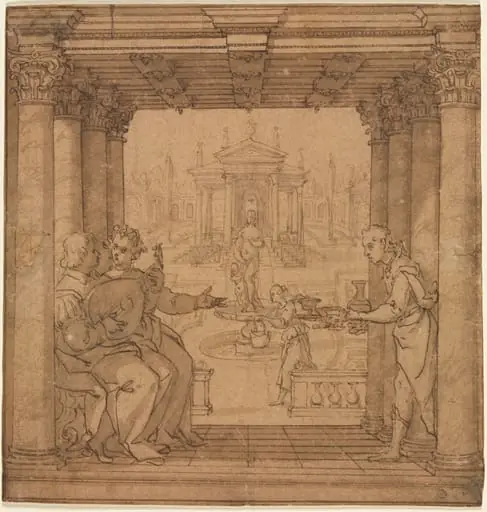 Illustration from Torquato Tasso's Gerusalemme Liberata, by Bernardo Castello