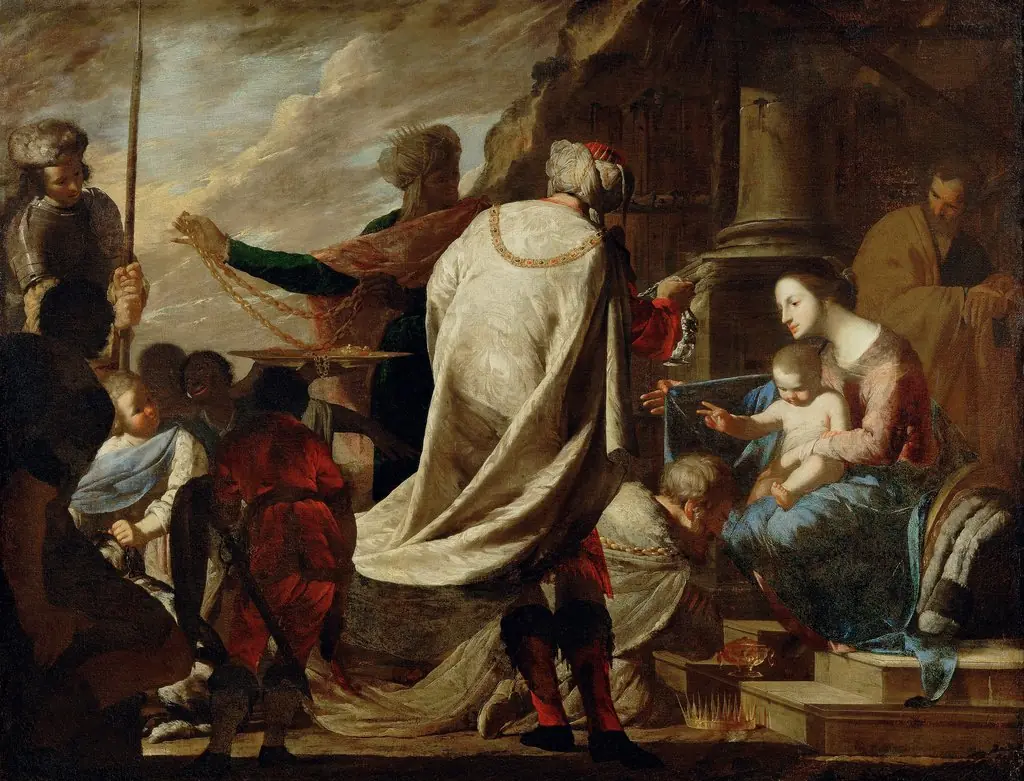 Adoration of the Magi, by Bernardo Cavallino