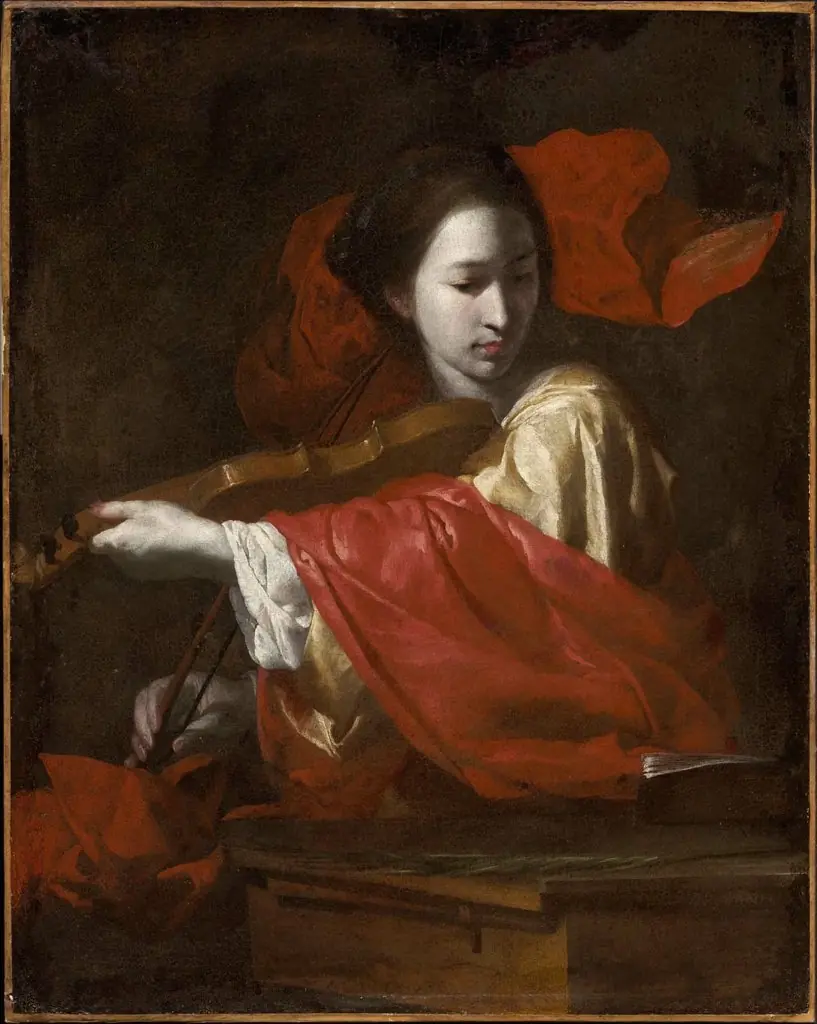 Saint Cecilia, by Bernardo Cavallino