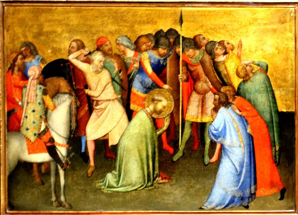 Enthauptung des hl. Reparata, by Bernardo Daddi