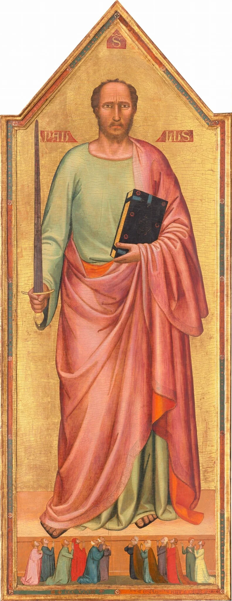 Saint Paul and a Group of Worshippers — Bernardo Daddi