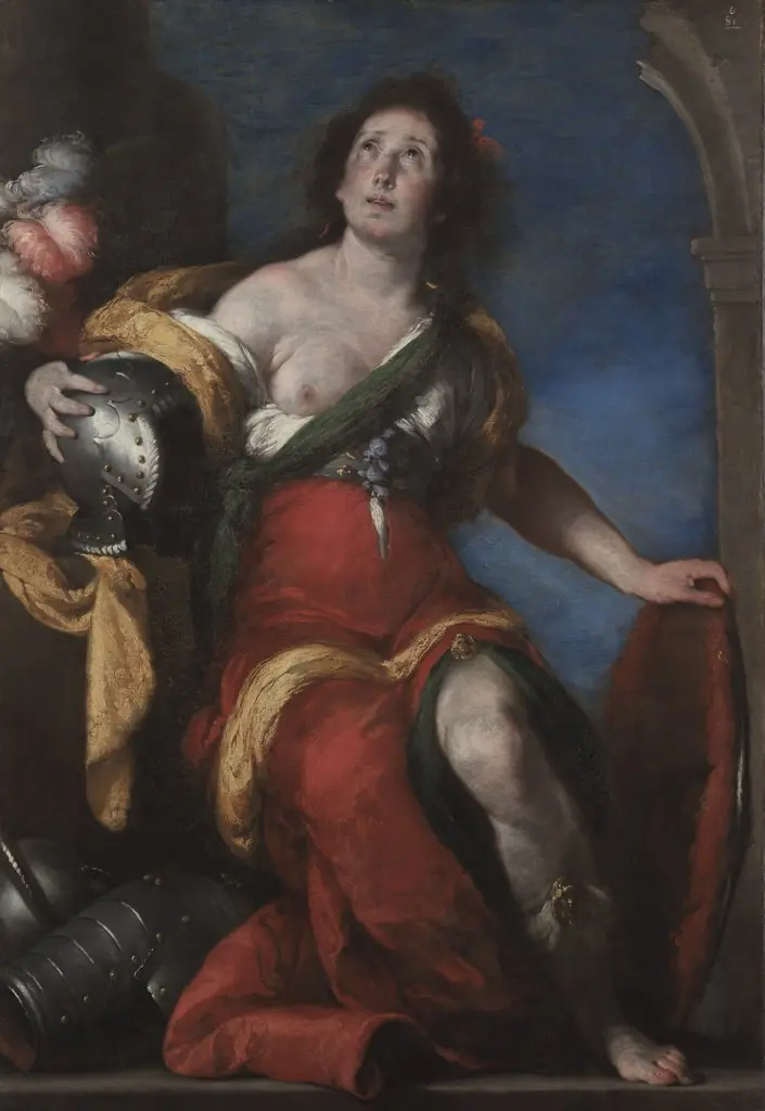 Allegorical Figure, by Bernardo Strozzi