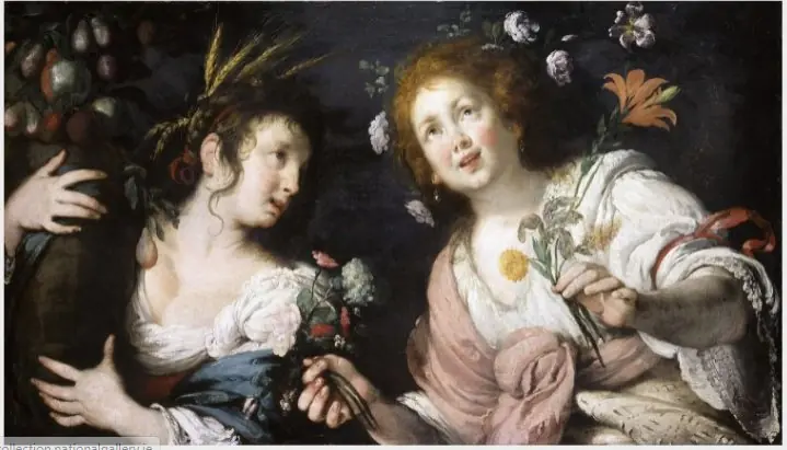 Allegory of Spring and Summer, by Bernardo Strozzi