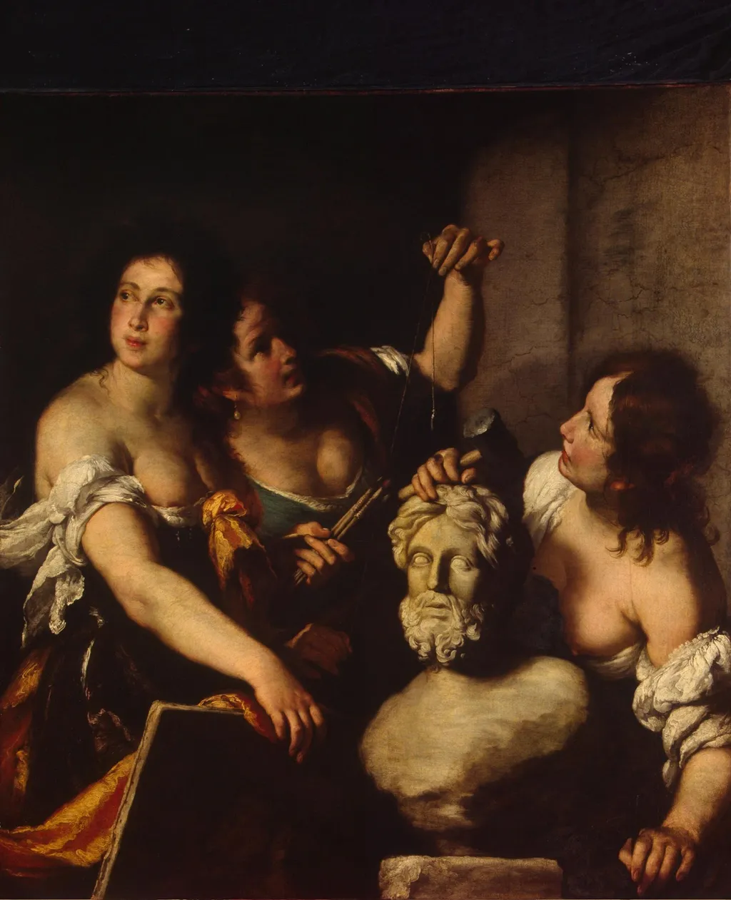 Allegory of the Arts, by Bernardo Strozzi, oil, 1640