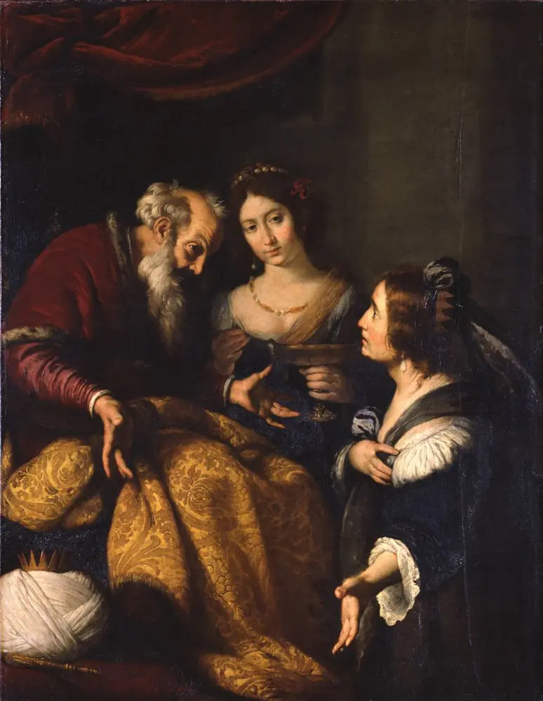 Bathseba before David, by Bernardo Strozzi