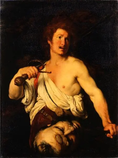 David with the Head of Goliath, by Bernardo Strozzi