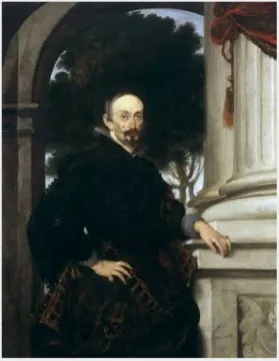 Portrait of Giovanni Battista Brignole, by Bernardo Strozzi, oil, 1622