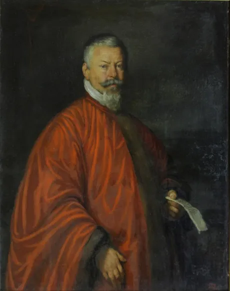 Portrait of Nikola Kuchi, by Bernardo Strozzi, oil, 1637