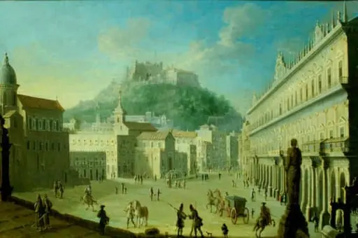 Oraș cu cetățuie, by Bernardo, zis Il Canaletto Bellotto