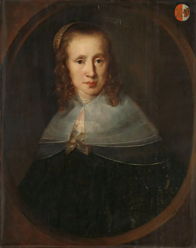 Digna de Maets. Wife of François Leydecker, by Bernardus Zwaerdecroon