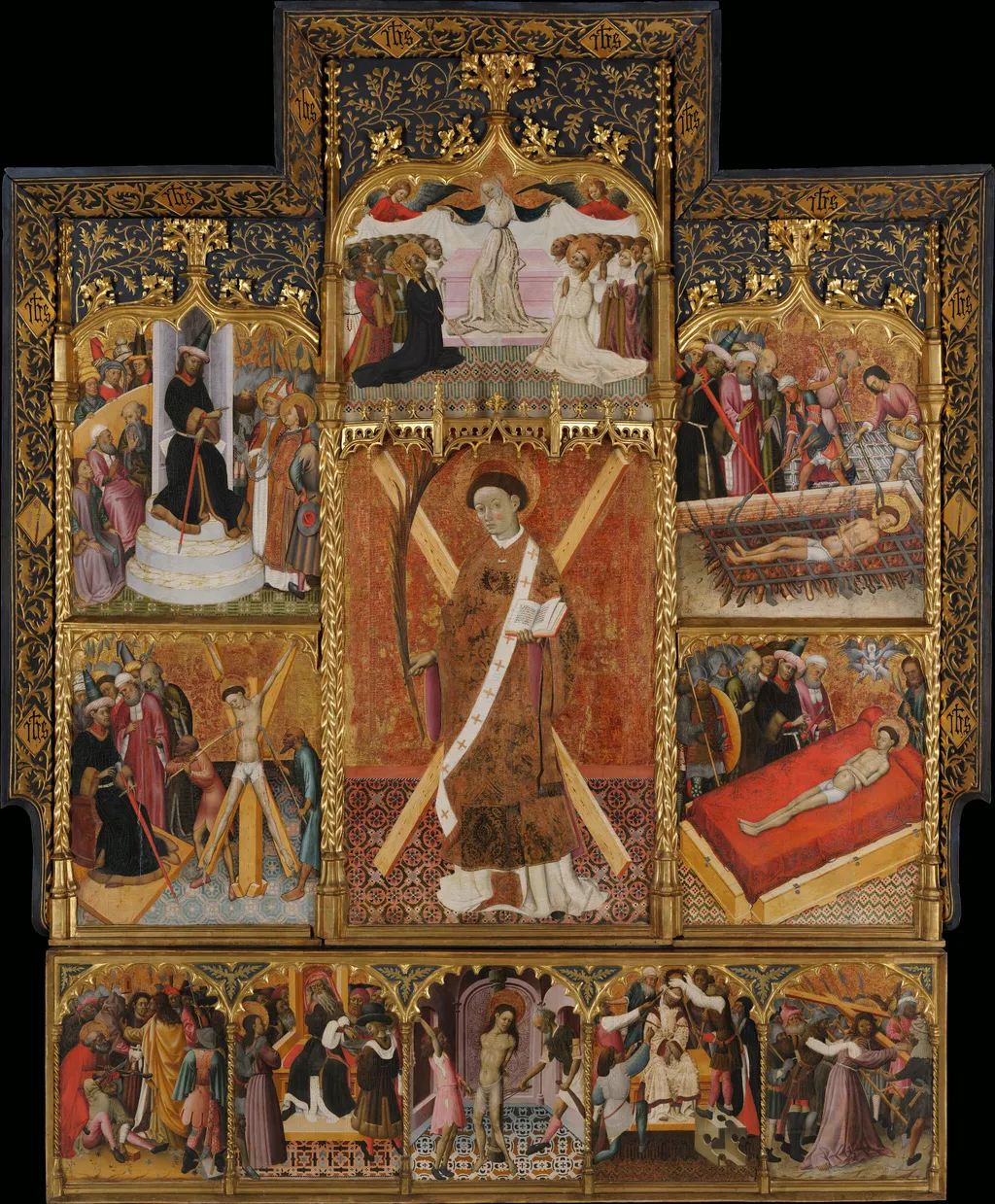 Altarpiece of Saint Vincent, by Bernat Martorell, tempera, 1438