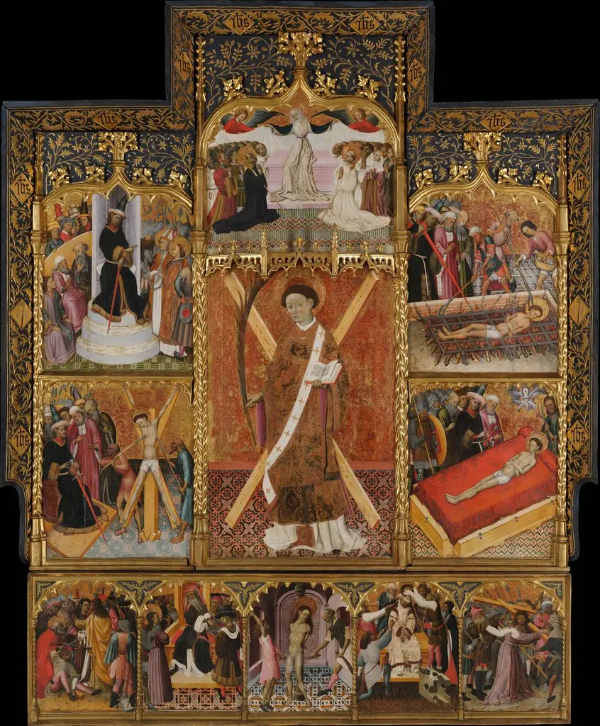 Altarpiece of Saint Vincent, by Bernat Martorell