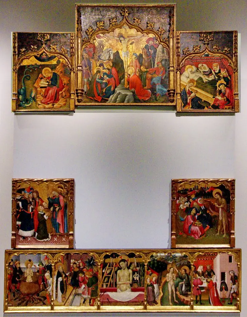 Altarpiece of the Saints John, by Bernat Martorell