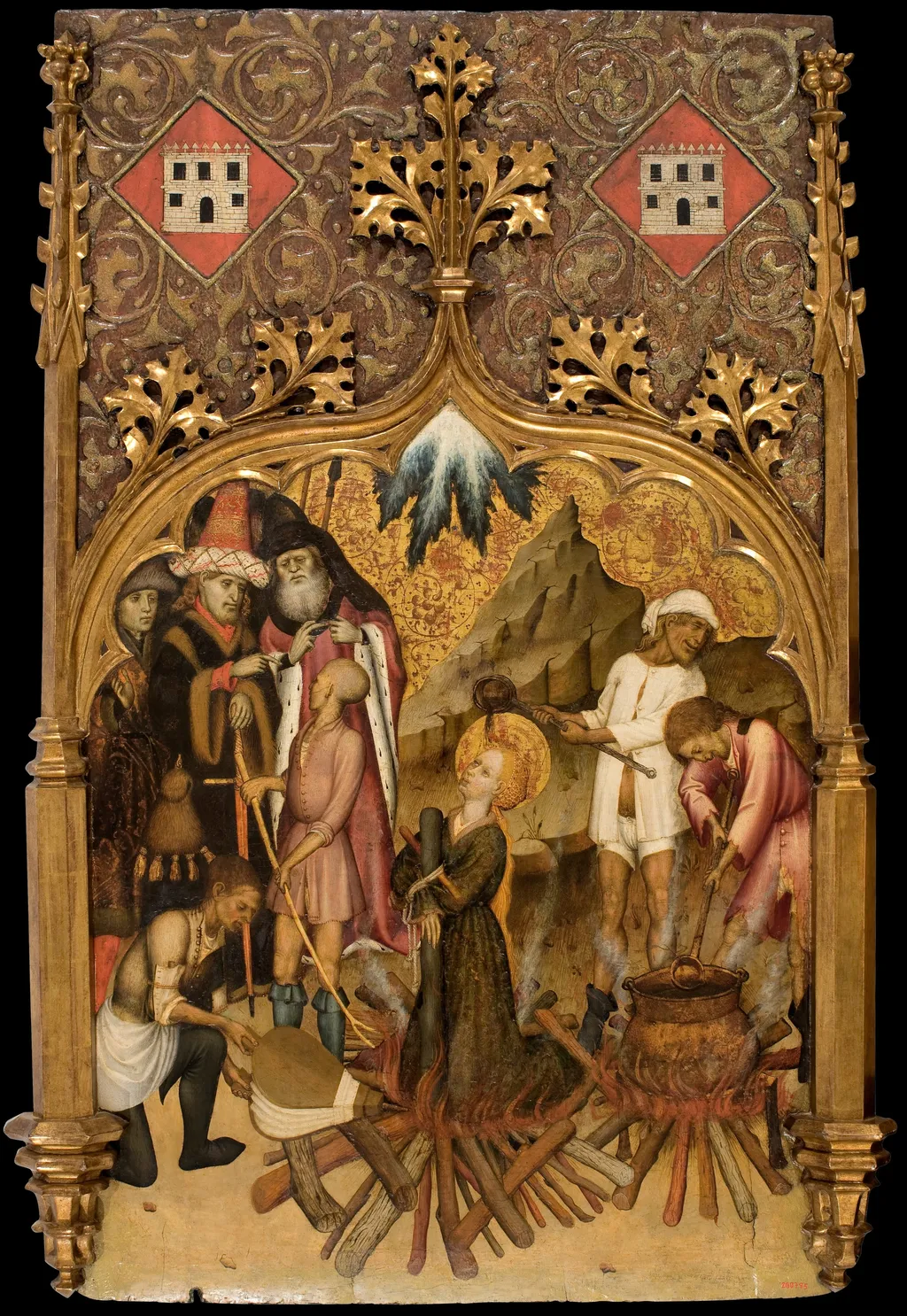 Martyrdom of Saint Lucy, by Bernat Martorell, unspecified, 1435