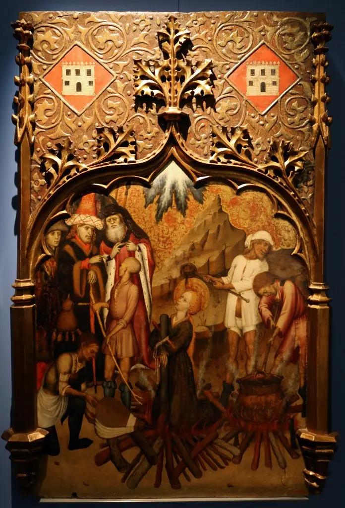 Martyrdom of St. Lucy, by Bernat Martorell