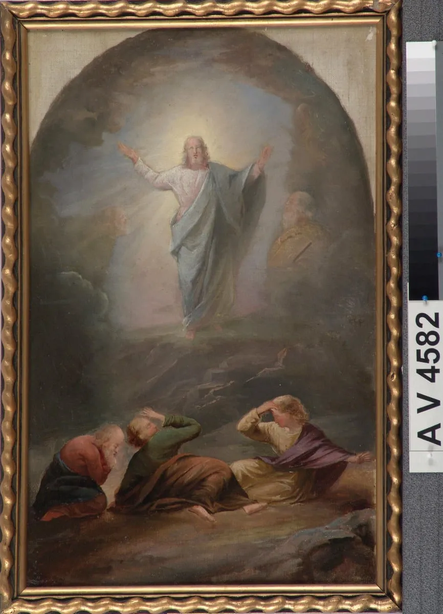 Kristuksen kirkastus, Ikaalisten kirkon alttaritaulun luonnos, by Berndt Abraham Godenhjelm, unspecified